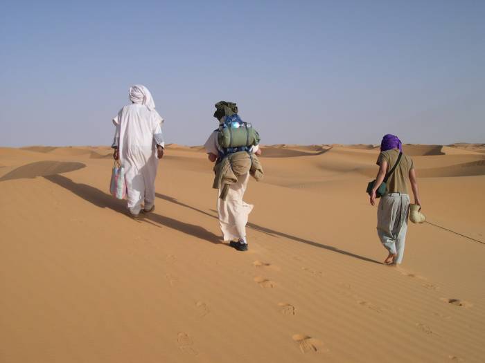 On a march sur la dune
