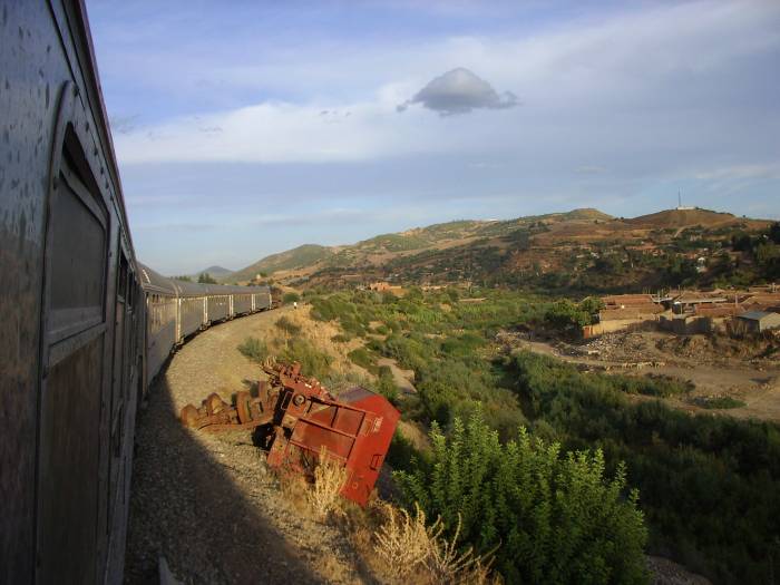 Dans le train de Oran  Blida