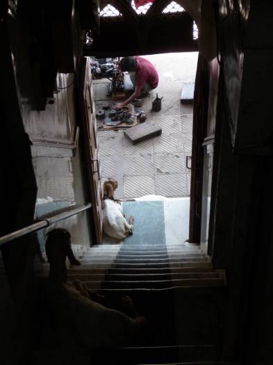 escalier de l'hotel