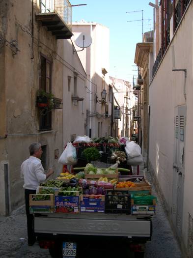 Marchand de lgumes ambulant, Cefalu