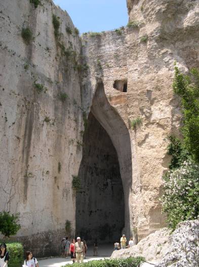 Orecchio di Dionisio (Oreille de dyonisos dans les latomies)