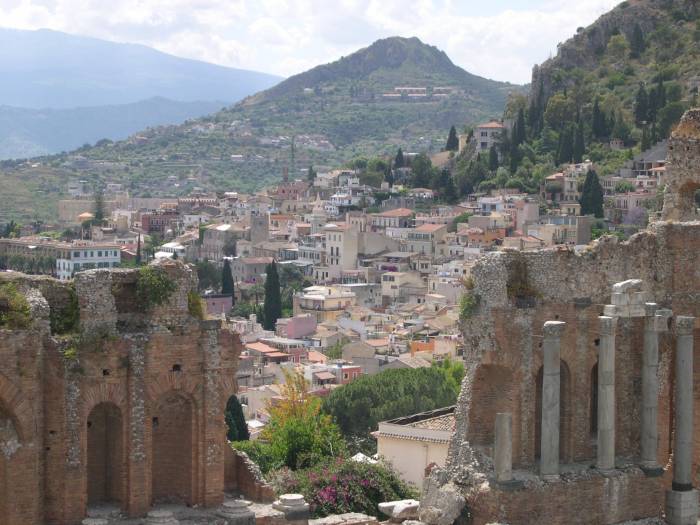 Taormina depuis le theatre