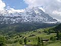 Arrive  Grindelwald sous l'Eiger.