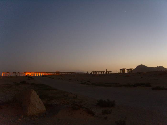Palmyre by night by Jo